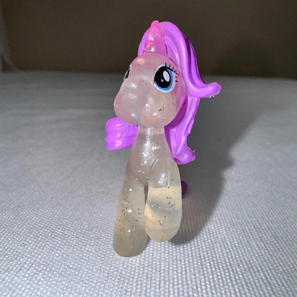 My Little Pony Rarity Glitter Translucent Blind Bag Figure 2010 Hasbro G4 2 Inch